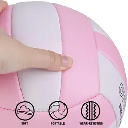 Balón de voleibol cosido a máquina antideslizante duradero