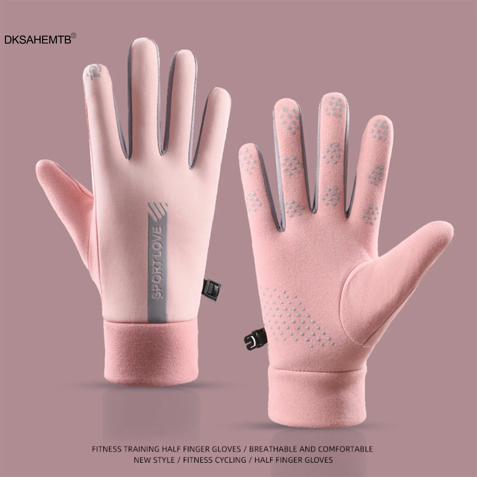 Guantes térmicos de pesca con pantalla táctil, cortaviento - imagen 2