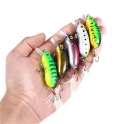 Señuelo minnow flotante de largo alcance con sistema silencioso