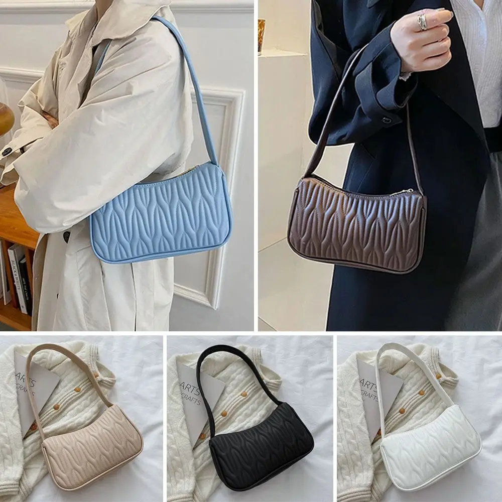 Bolso bandolera informal de color liso para mujer, mensajero - imagen 3
