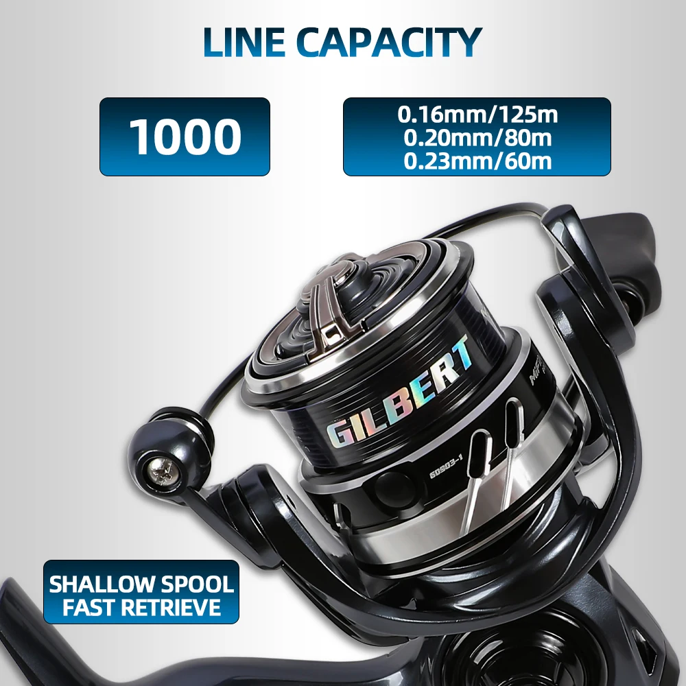 Carrete de Pesca MIFINE GILBERT spinning – alta velocidad - imagen 2