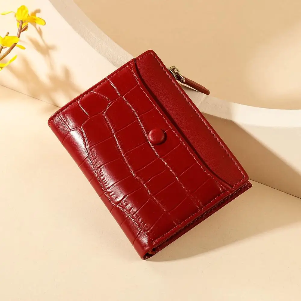 Cartera de cuero PU para niñas con cierre, monedero y ranuras - imagen 4