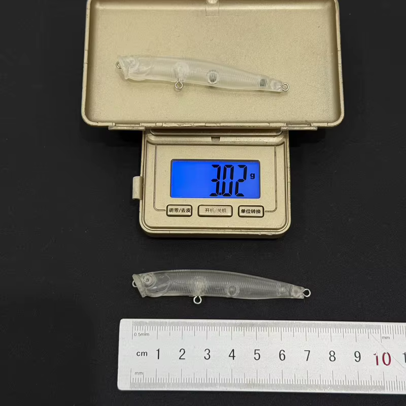 Popper sin pintar 70 mm para agua salada – Cebo superficie ABS - imagen 4
