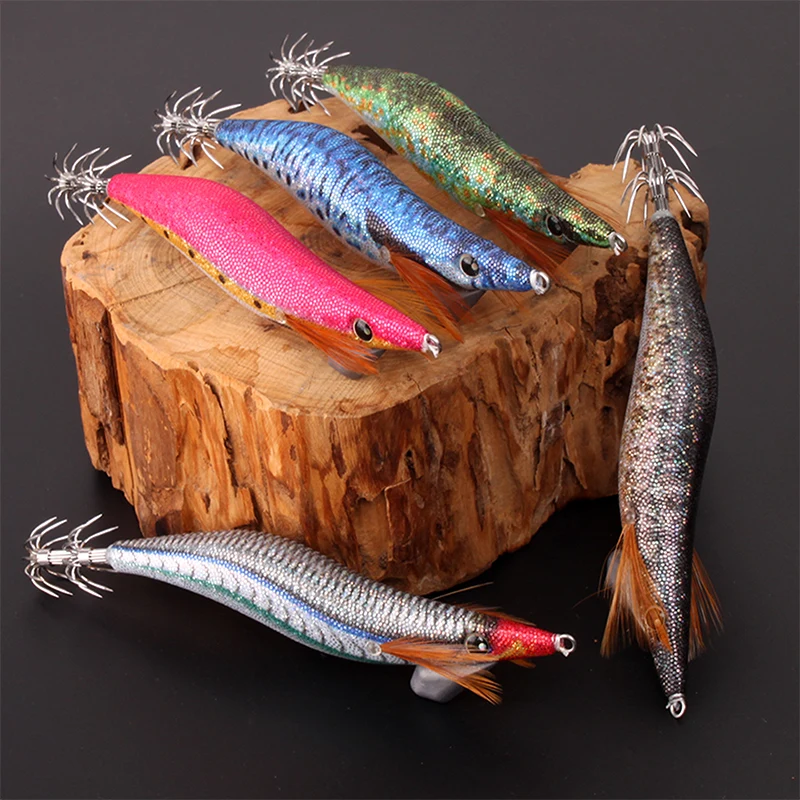 Señuelos jigs de calamar noctilucientes Ruke - spinnerbait - imagen 5