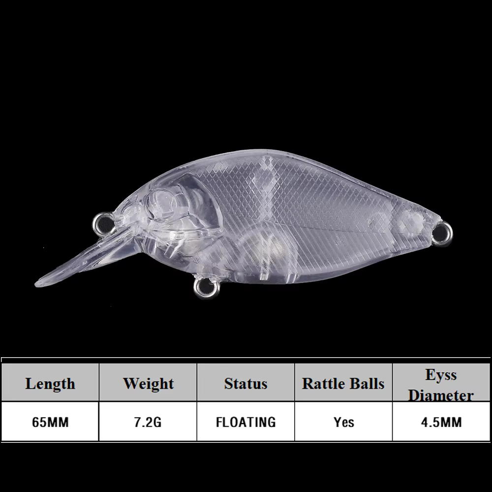 Chan'sHuang Crankbait Flotante Artesanal 65mm