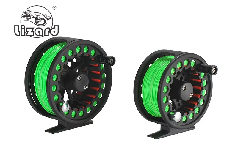 Vista lateral del carrete LIZARD 75mm