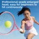 Entrenador de tenis con rebote automático portátil para práctica individual - imagen 4