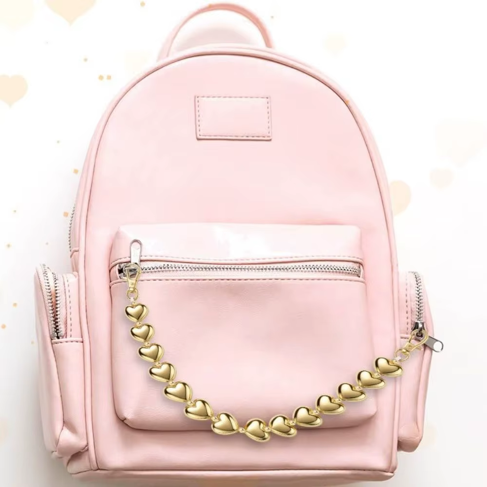Cadena Extensora para Bolso Ajustable con Diseño Romántico y Adornos Premium