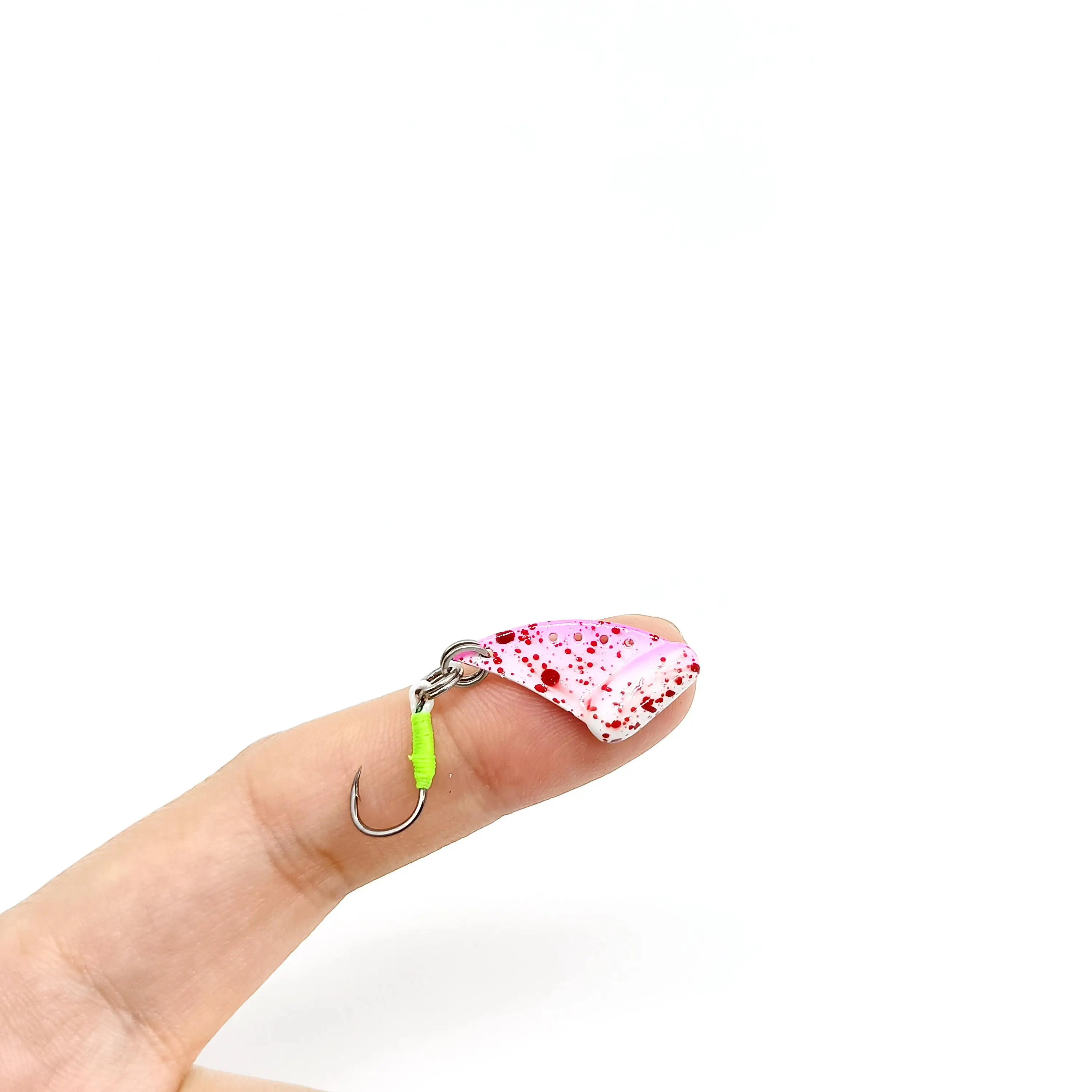 Duoduoyu VIB mini metálico con anzuelo sencillo para pesca a spinning - imagen 3