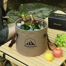 Cubo maleta de pesca con organizador para aparejos y accesorios