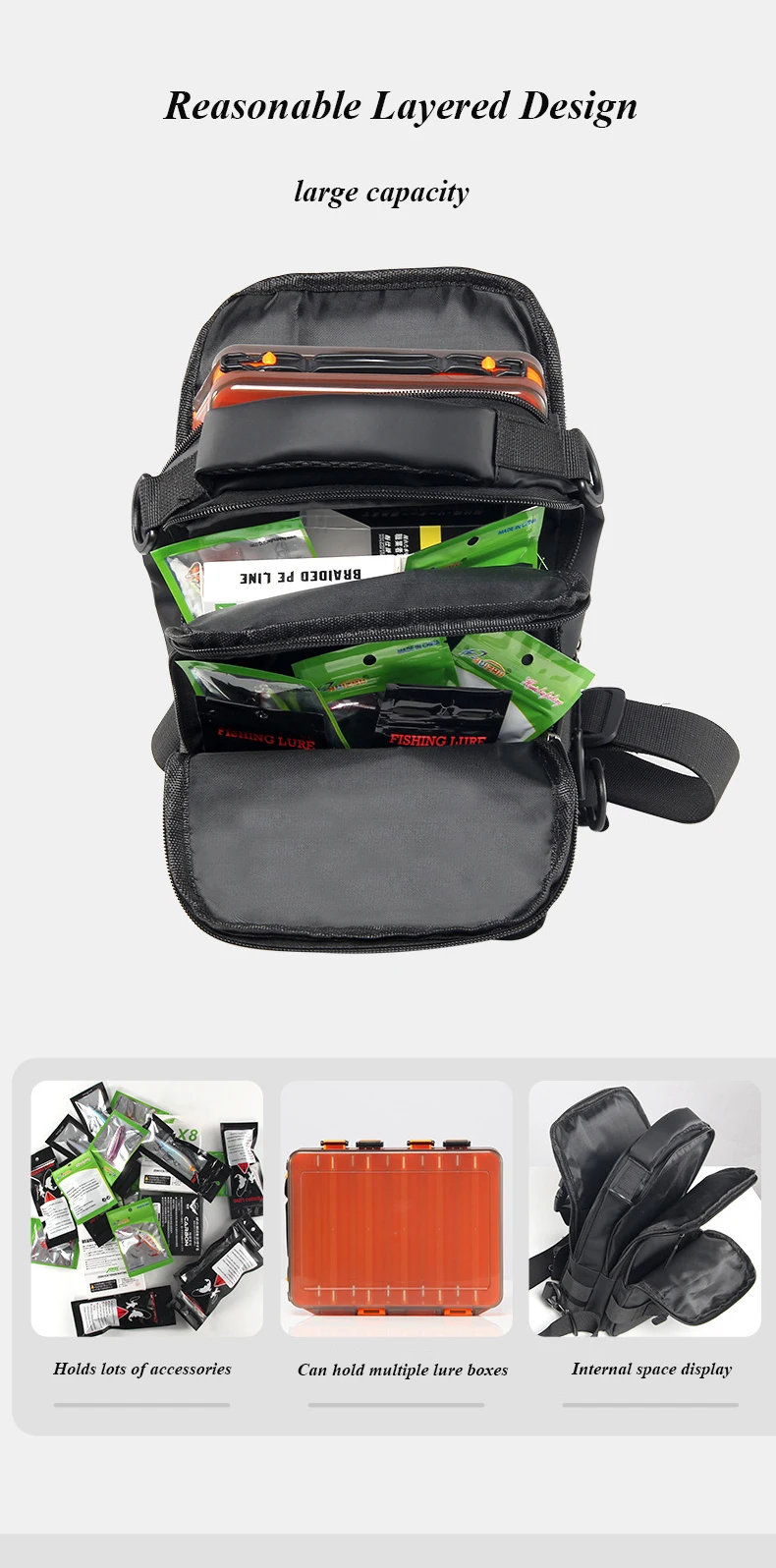 Bolsa cerrada con accesorios