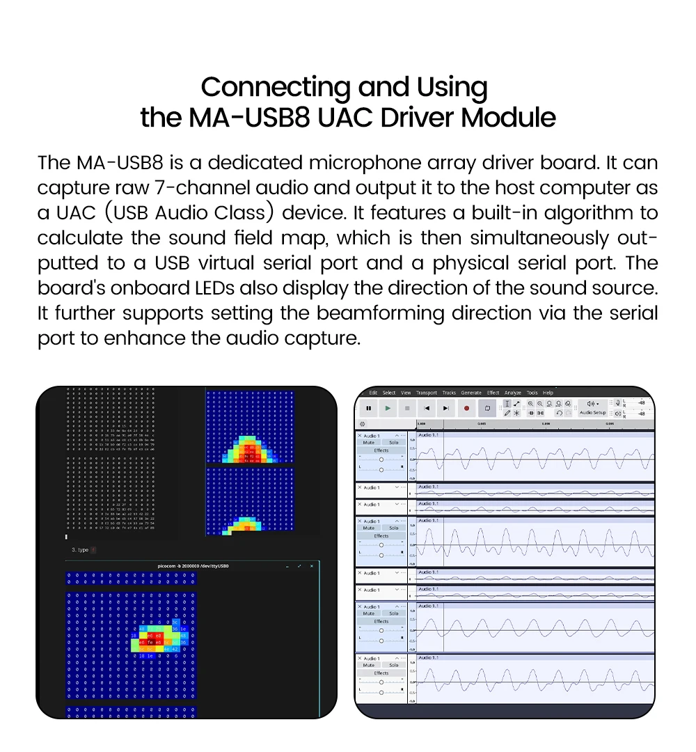 Conexión USB y montaje para prototipos