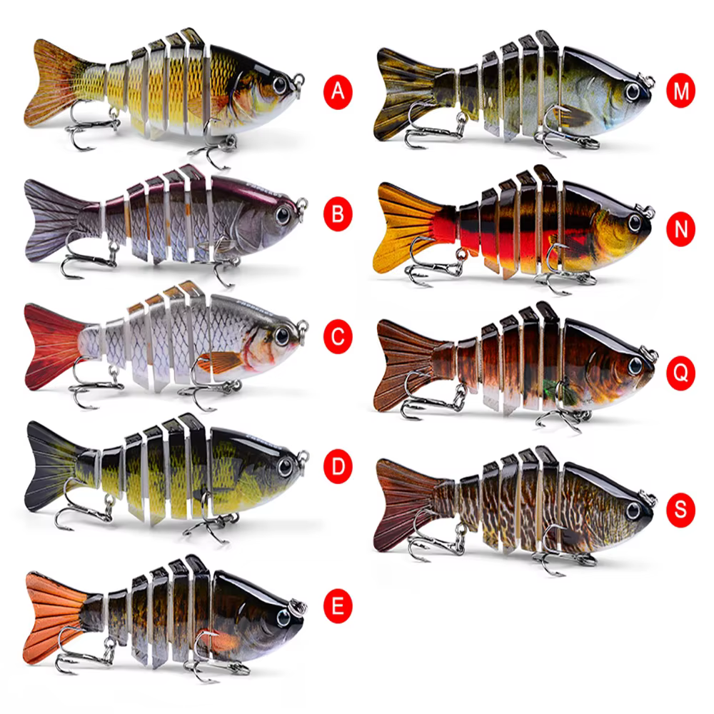 Swimbait Proberos realista 7 segmentos – 10cm multiarticulado - imagen 5