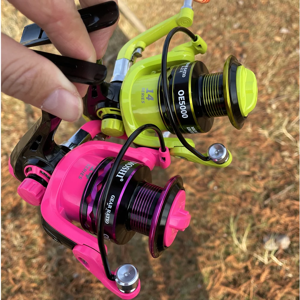 Carrete de pesca agua salada giratorio Serie 2000-7000 5.2:1