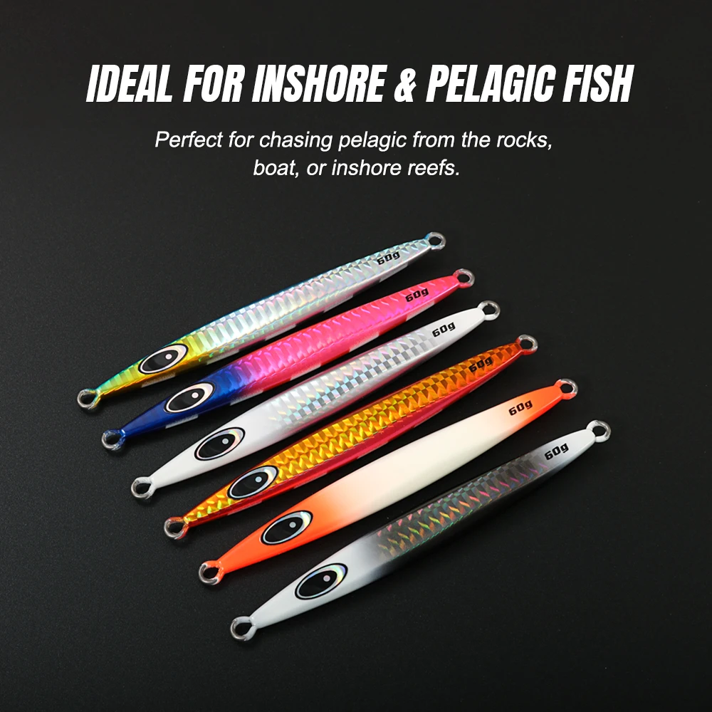 JIGGING PRO Javelin Jet señuelos jig UV luminosos para pesca lenta - imagen 4