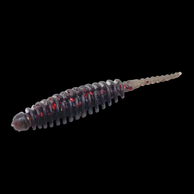 Cebo TPR Ribbed KUKUN 35mm para Pesca de Hielo – Vinilo para Lucio y Trucha - imagen 4