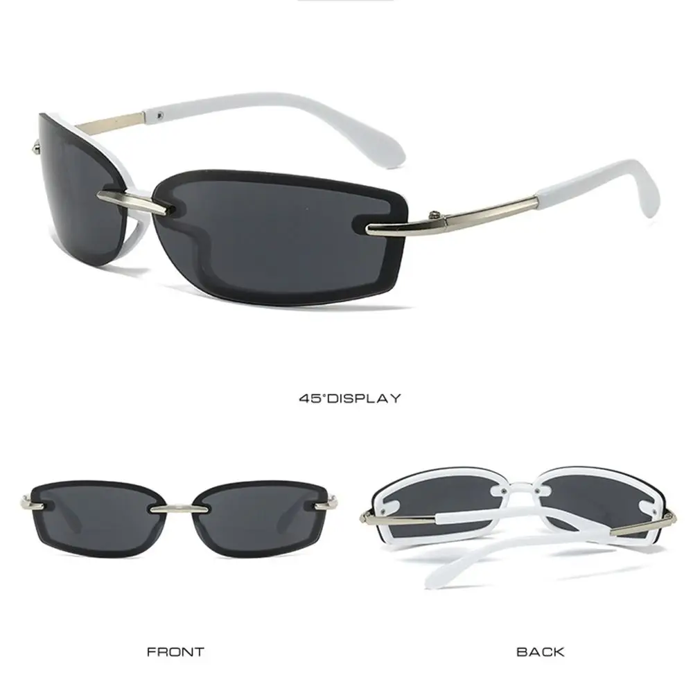 Gafas de sol caramelo con estilo futurista