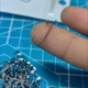 Anzuelo doble púas ranura de sangre ángulo recto para vinilo - imagen 4