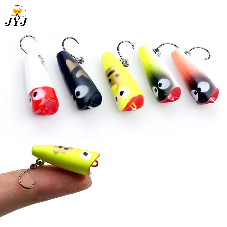 Popper flotante 2,7 cm 1,5g – Mini señuelo para pesca shore - imagen 5