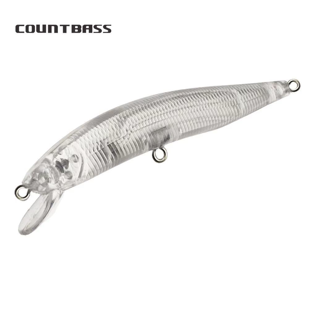 Wobbler Countbass flotante 90mm – Pez artificial blanco - imagen 3