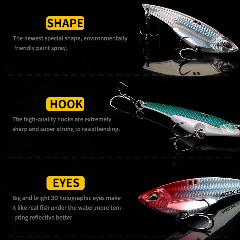 Crankbait Vib Blade LETOYO hundimiento con vibración y jigging - imagen 5