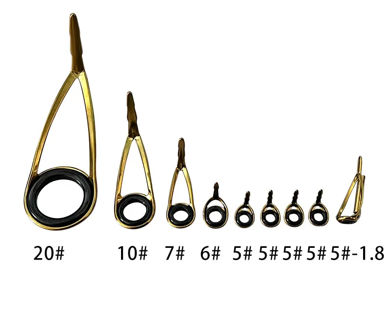 Detalle de los anillos de cerámica de alto brillo del kit TAKEDO TN09