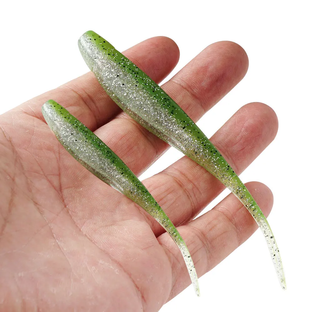 Sunmile Shad Jerkbait flotante – Señuelo de vinilo para lubina - imagen 3