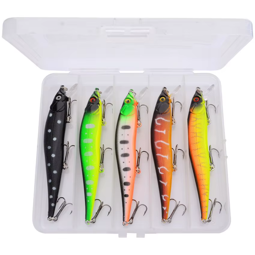 Crankbait Minnow con ojos 3D para lucio - imagen 2