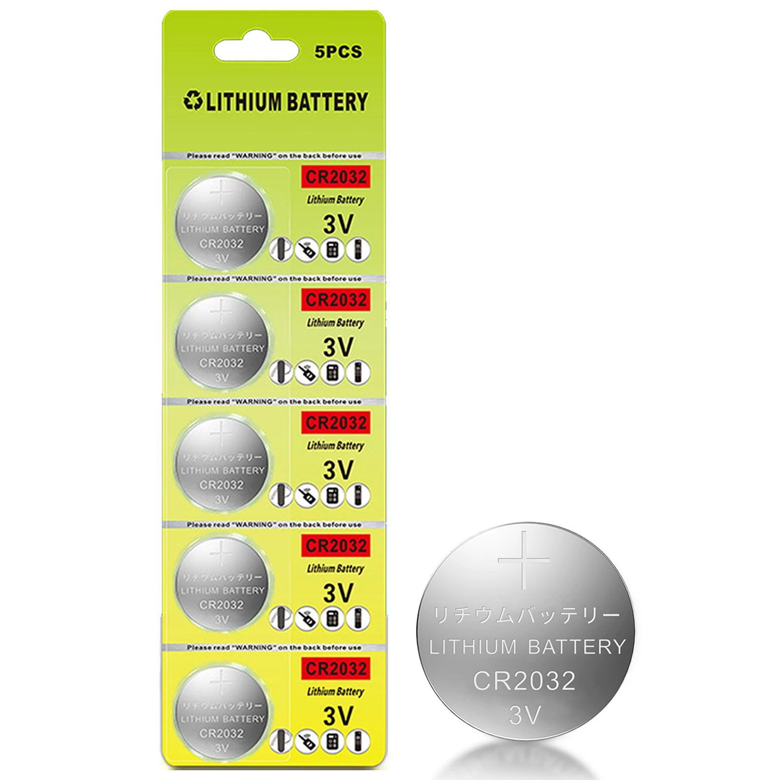 Pila CR2032 litio 3V – Alta capacidad para mando y llave - imagen 2