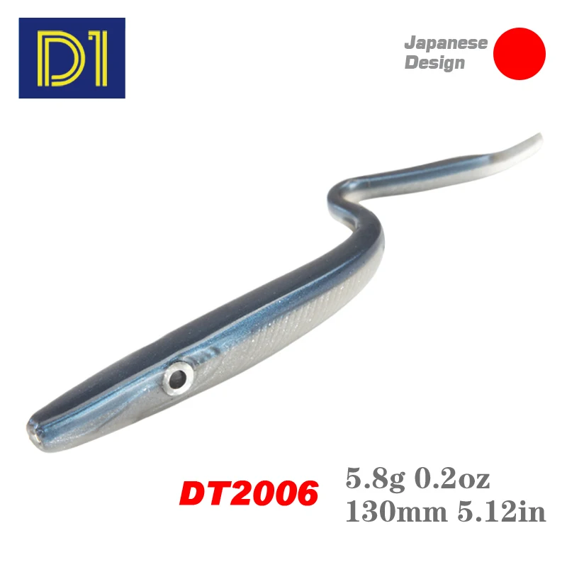 D1 Crazy Slug Vinilos Shad – Señuelos de pesca para lubina