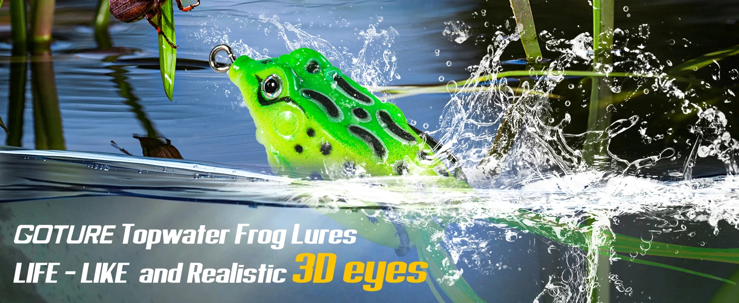 Señuelo topwater rana Goture
