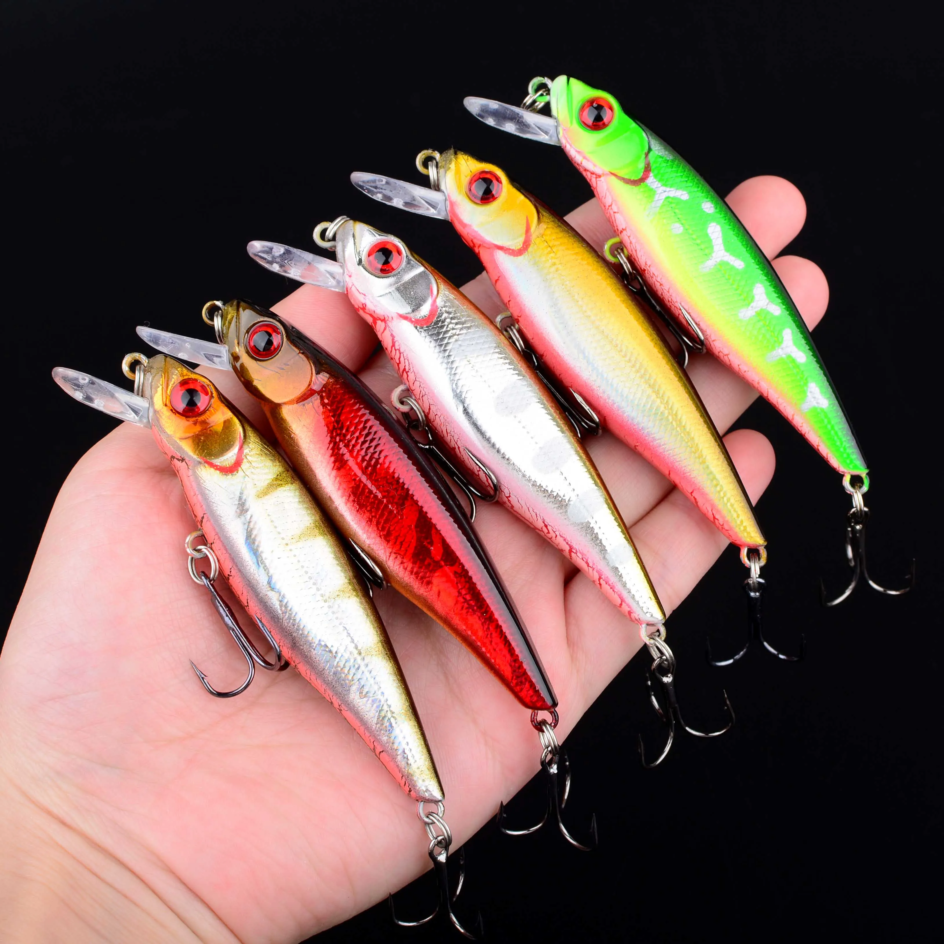 Minnow Crank Wobbler para lubina, lucio y carpa – nado realista - imagen 3