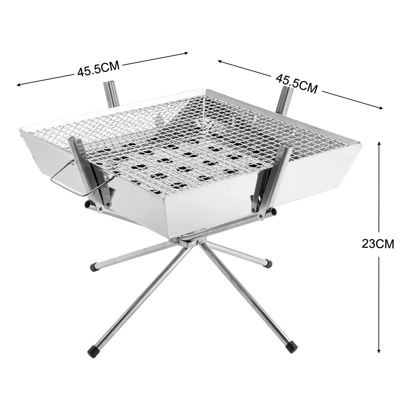 Goture Estufa Camping Multifuncional – Parrilla y Mesa de Leña en Acero Inoxidable - imagen 5