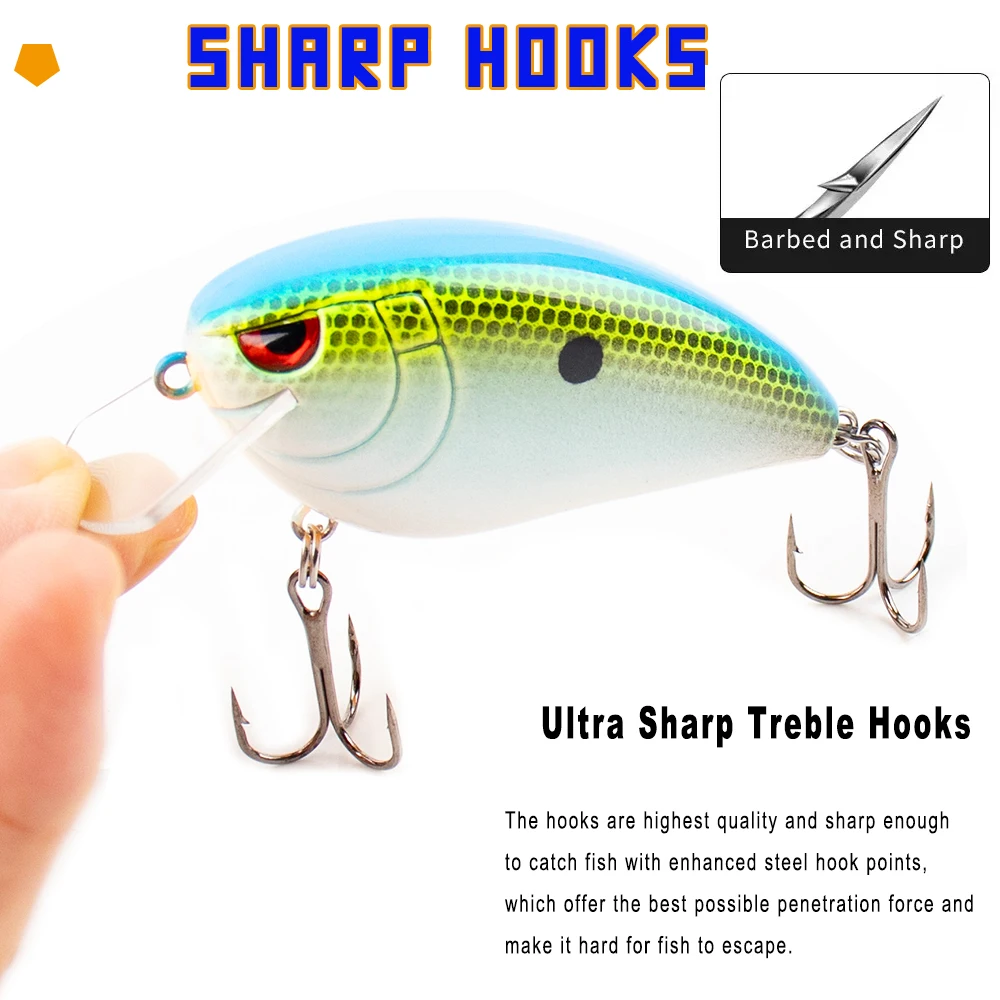 Señuelo flotante minnow con sonido y vibración CCLTBA – lubina/lucio - imagen 2