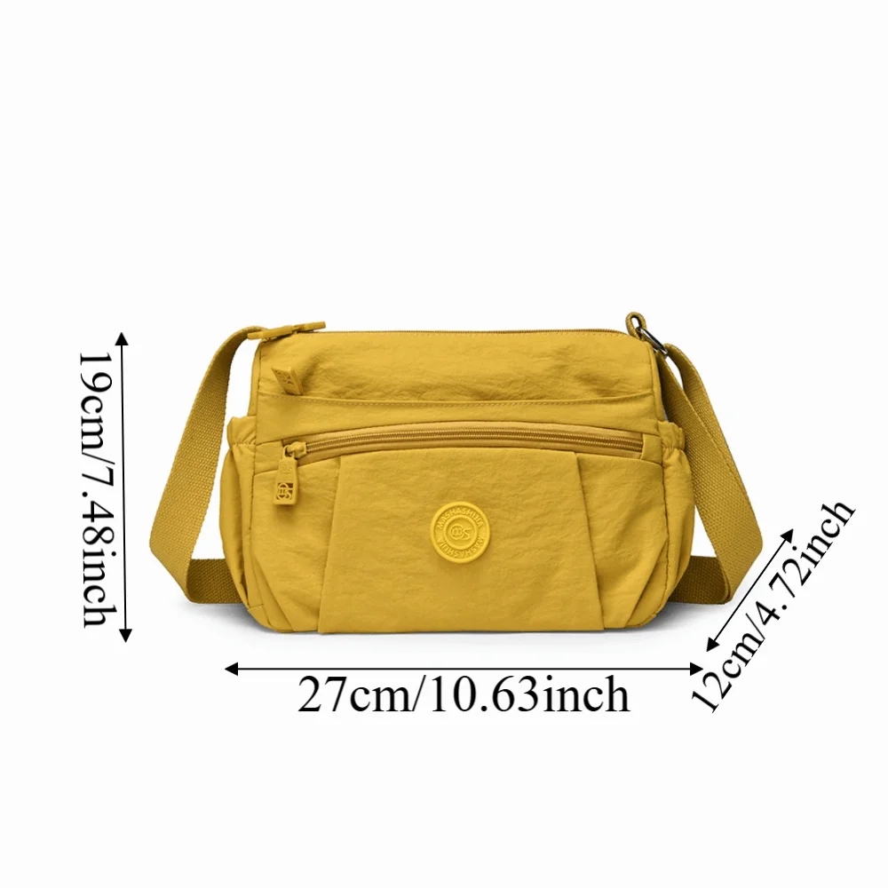 Bolso de hombro con correa larga para mujer, bandolera ligera