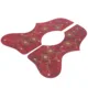 Protector antiarañazos de guitarra autoadhesivo de PVC rojo/marrón - imagen 4