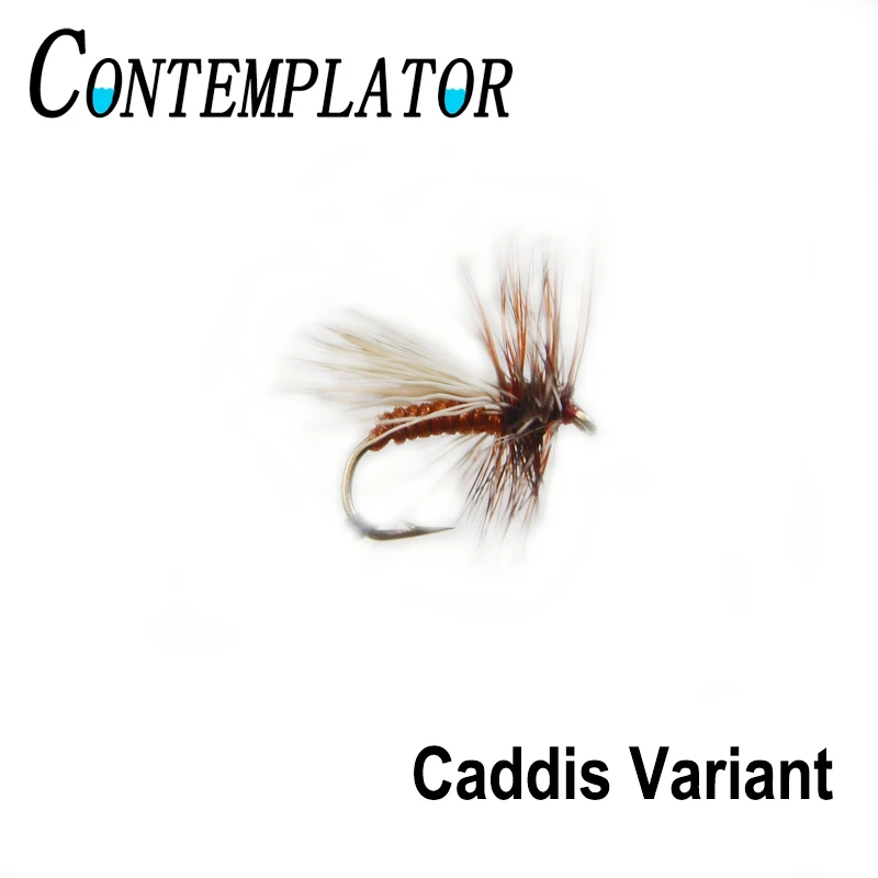 Moscas de trucha Caddis Variant 12# CONTEMPLATOR - vista general del set