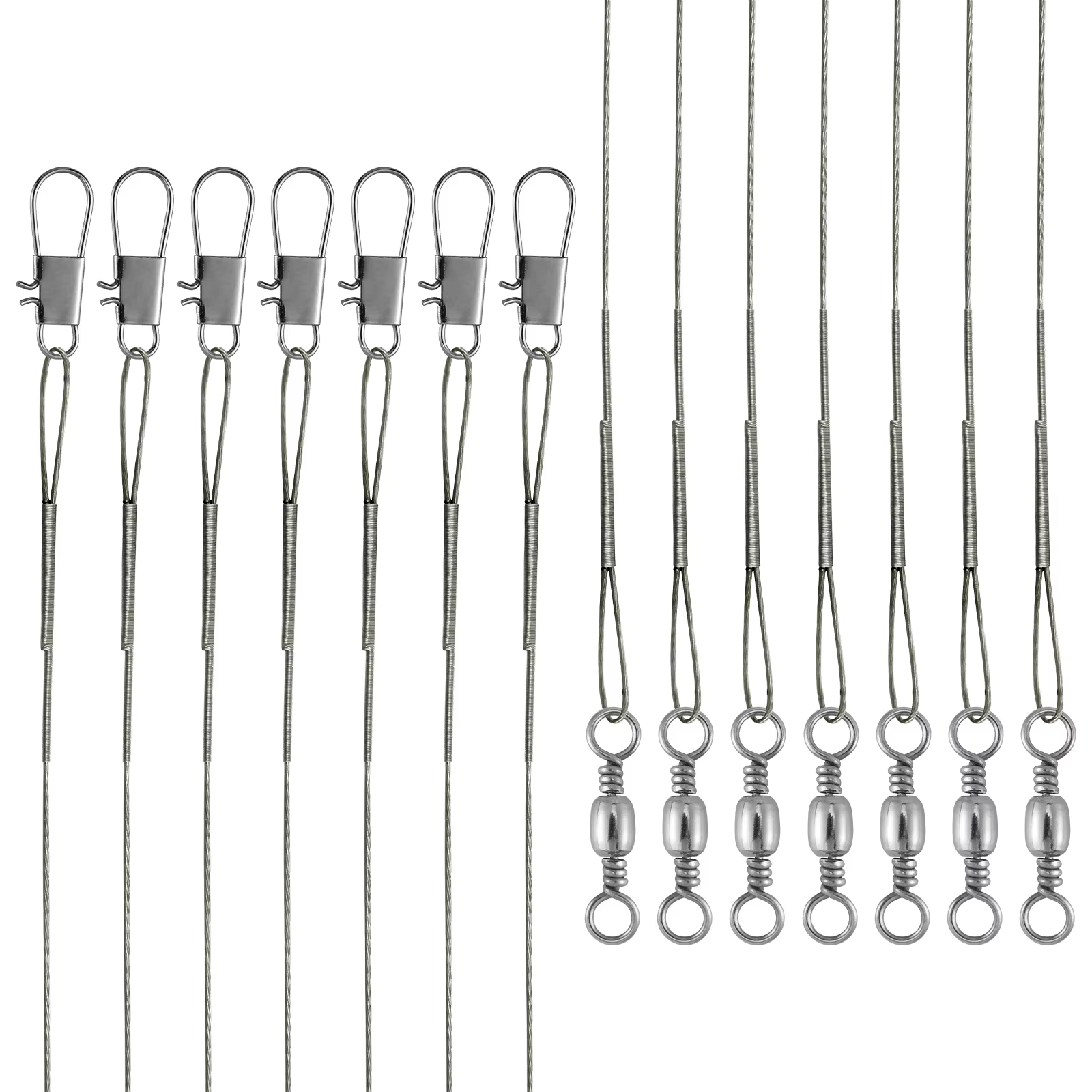 Líder Leader 40LB Acero Inoxidable con Giratorios para Señuelos