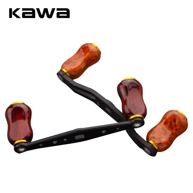 Pomo de Manivela Kawa Sándalo Rojo – Forma Gota de Agua para Spinning - imagen 5