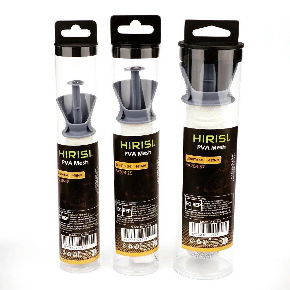 Tubo de malla PVA Hirisi para método de carpa – cebo soluble - imagen 3