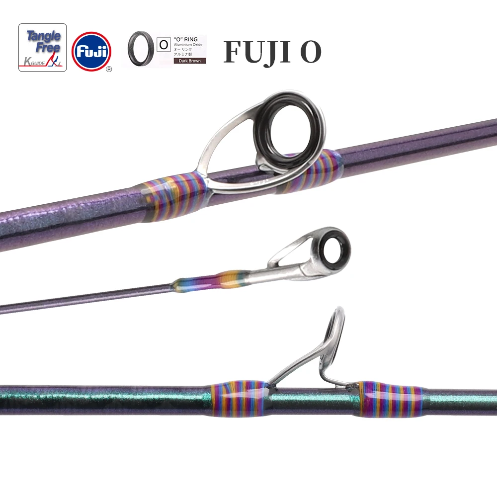 FISHINGFANS RANCY FUJI Guide UL caña ultraligera de punta sólida - imagen 3