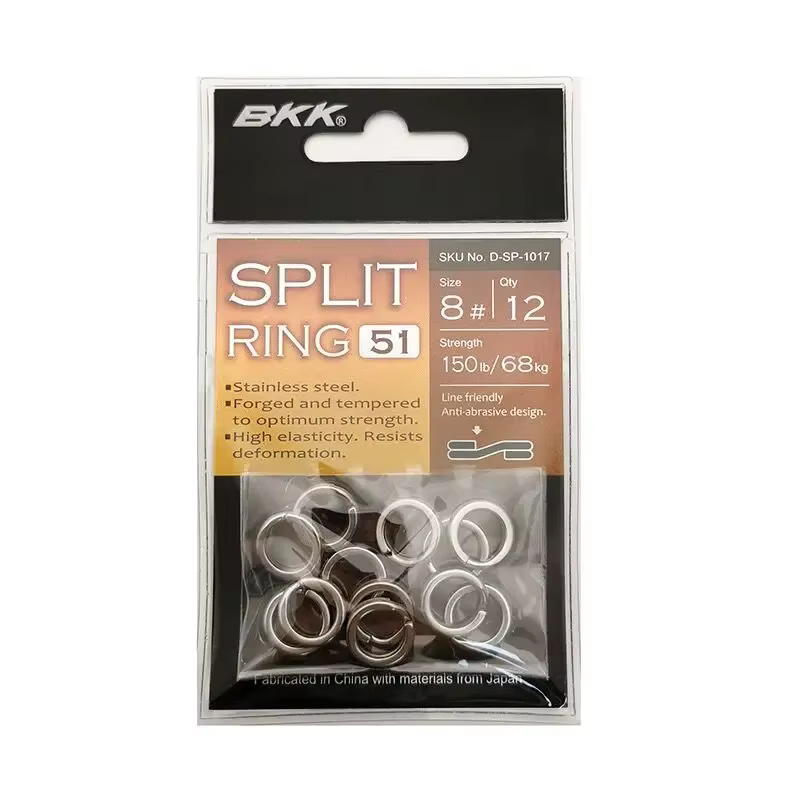 BKK Anillos Split acero inoxidable para pesca