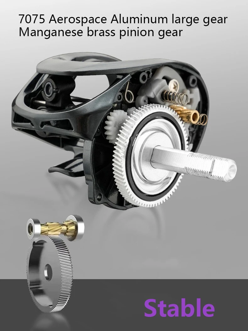 Carrete Baitcasting SV-DC con freno electrónico DC y anti-backlash - imagen 4