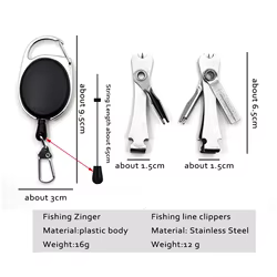 MNFT Clippers con retractor Zinger – Pesca a mosca