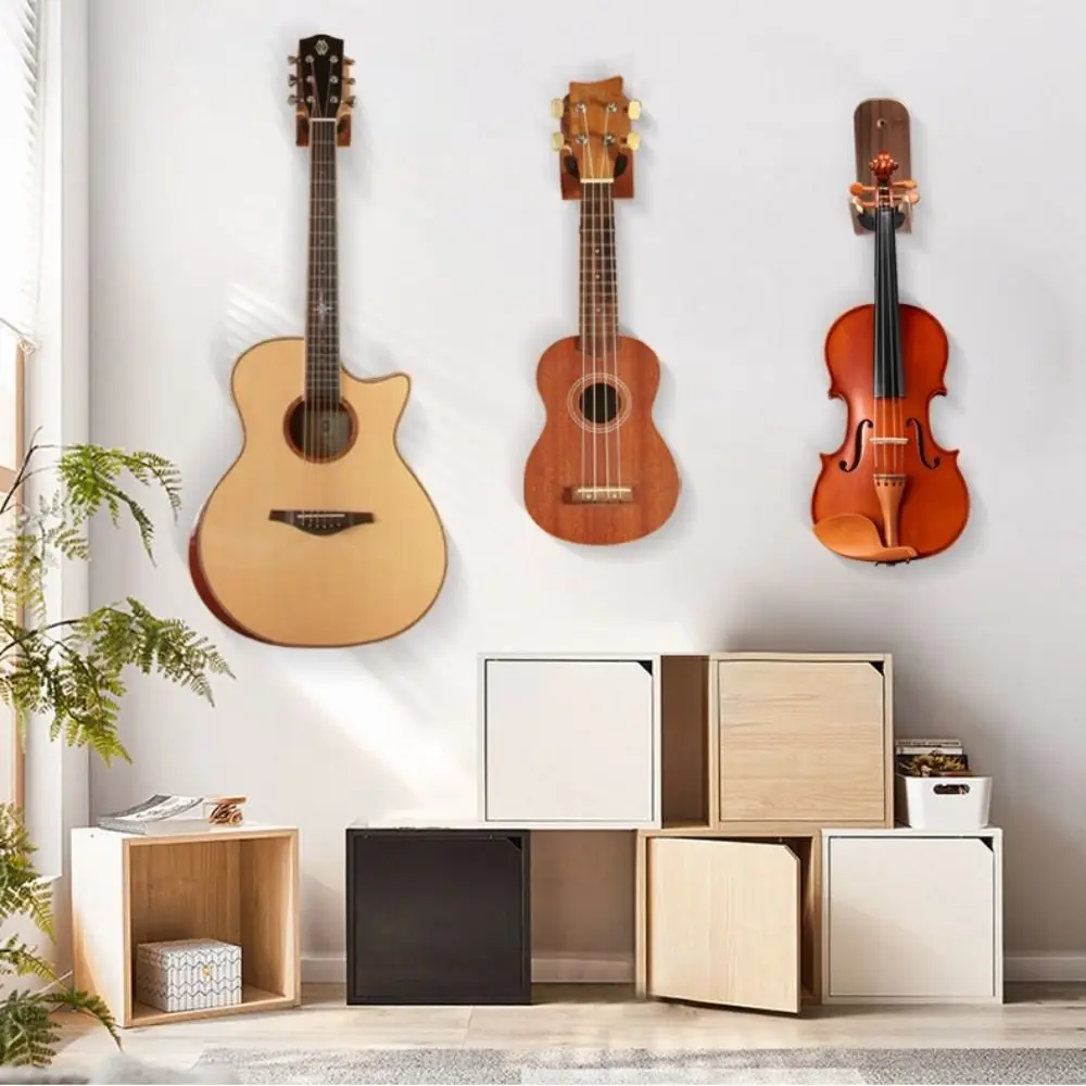 Soporte de pared con gancho para guitarra acústica y ukelele - imagen 3