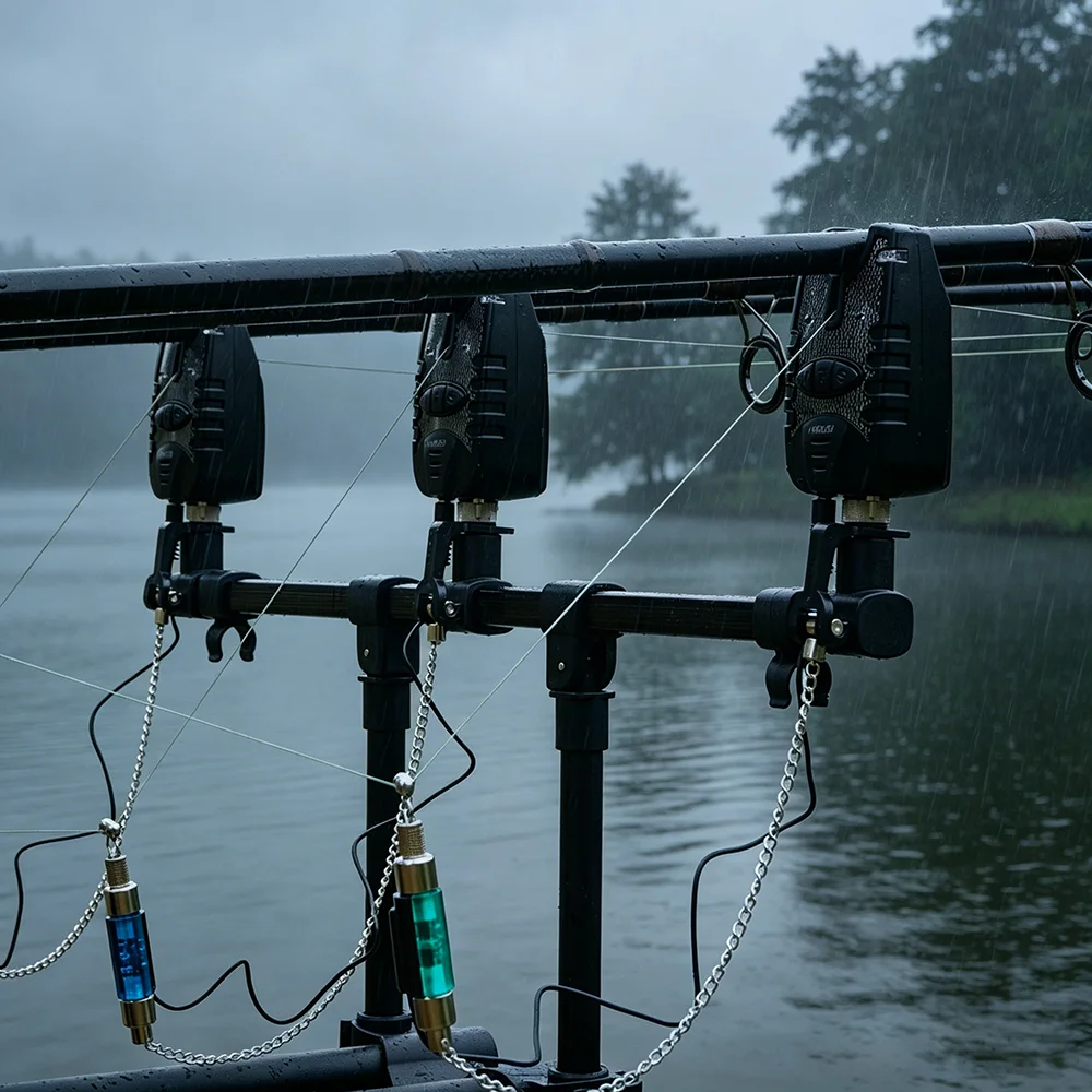 Alarma de picada con LED para pesca de carpa nocturna - imagen 5
