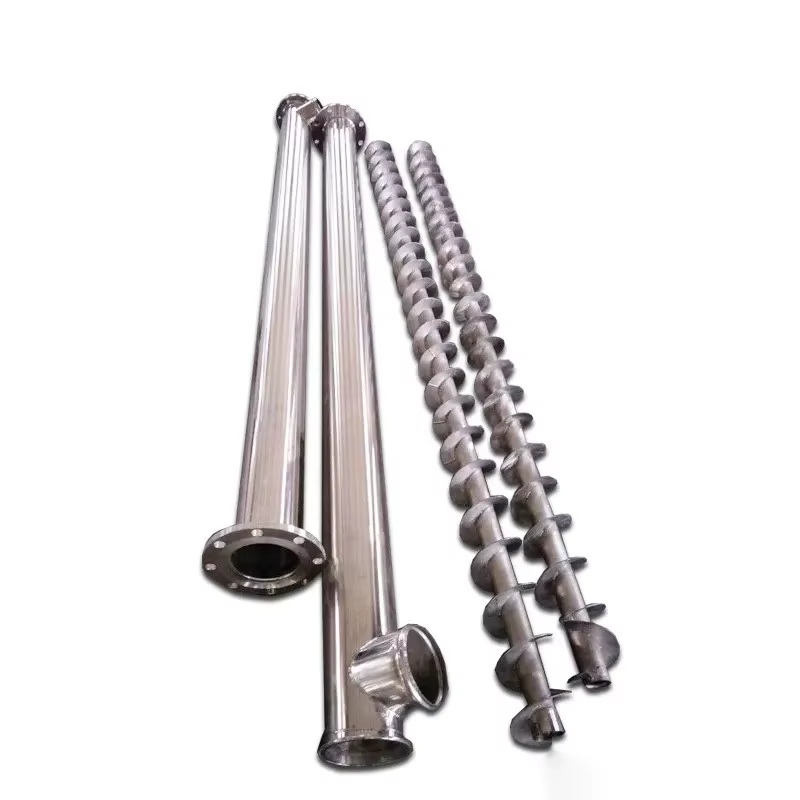 Alimentador acero 316 – Tolva vibratoria con tornillo inclinado personalizable - imagen 5