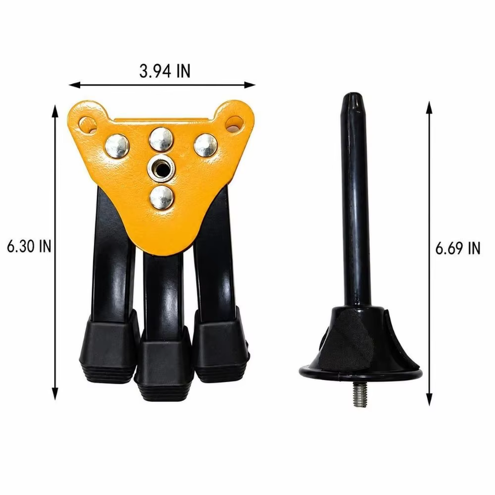 Soporte trípode plegable para clarinete y flauta – Base estable en negro - imagen 5