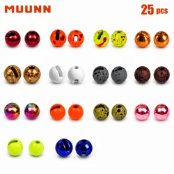 MUUNN Perlas de tungsteno Colorflu – Rojo y naranja metálico