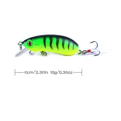 Señuelo Popper Suspendido con Ojos 3D para Pesca en Superficie